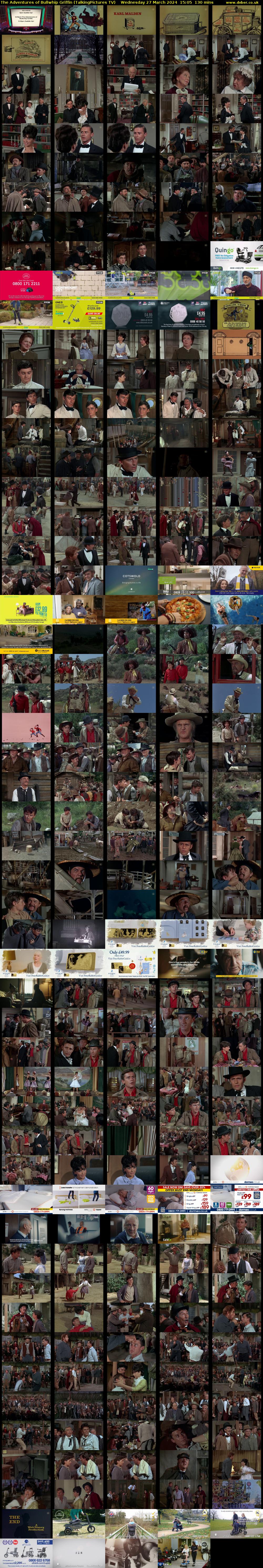 The Adventures of Bullwhip Griffin (TalkingPictures TV) Wednesday 27 March 2024 15:05 - 17:15
