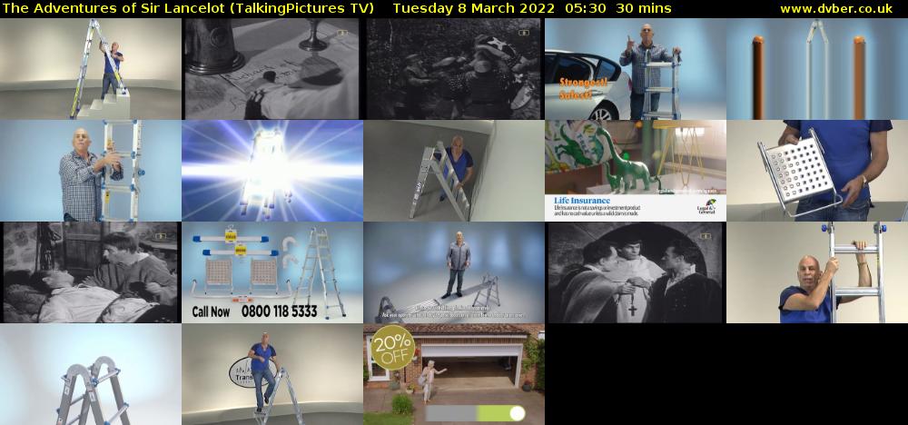 The Adventures of Sir Lancelot (TalkingPictures TV) Tuesday 8 March 2022 05:30 - 06:00