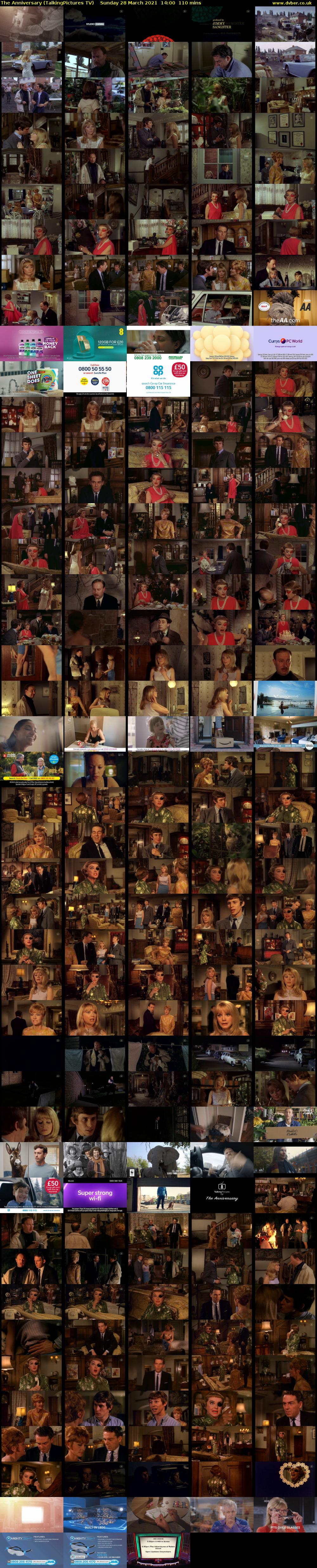 The Anniversary (TalkingPictures TV) Sunday 28 March 2021 14:00 - 15:50