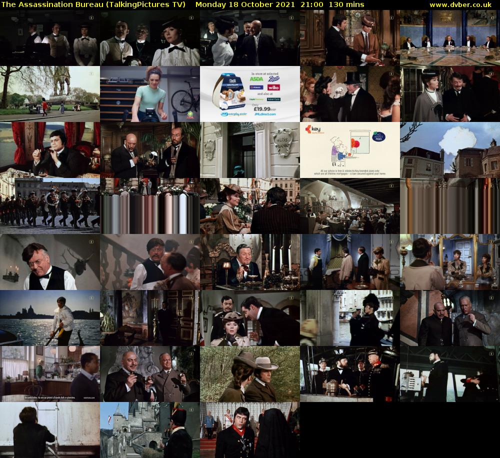 The Assassination Bureau (TalkingPictures TV) Monday 18 October 2021 21:00 - 23:10