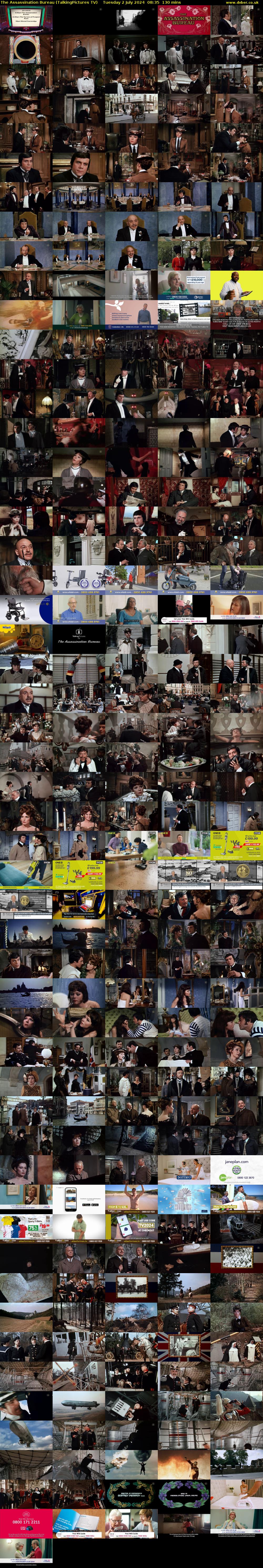 The Assassination Bureau (TalkingPictures TV) Tuesday 2 July 2024 08:35 - 10:45