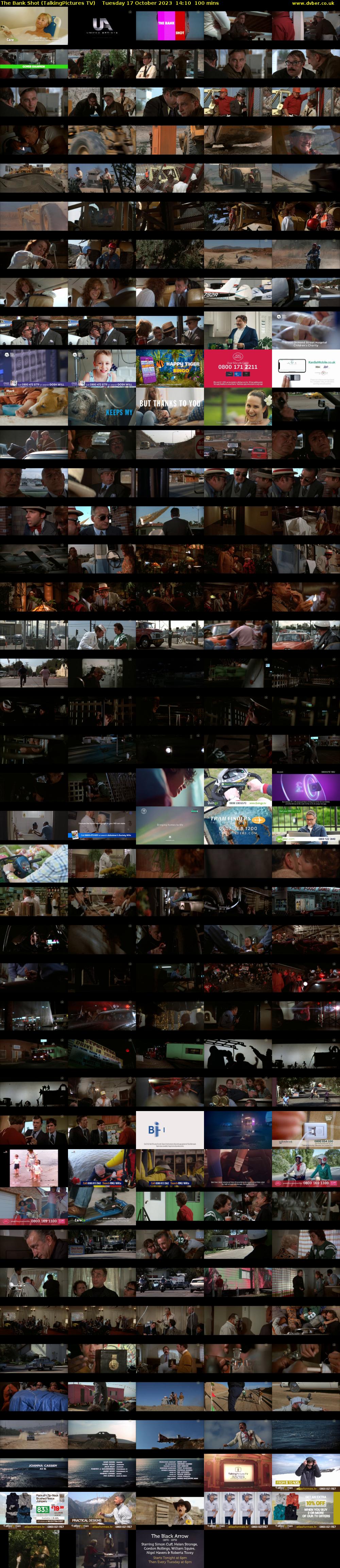 The Bank Shot (TalkingPictures TV) Tuesday 17 October 2023 14:10 - 15:50