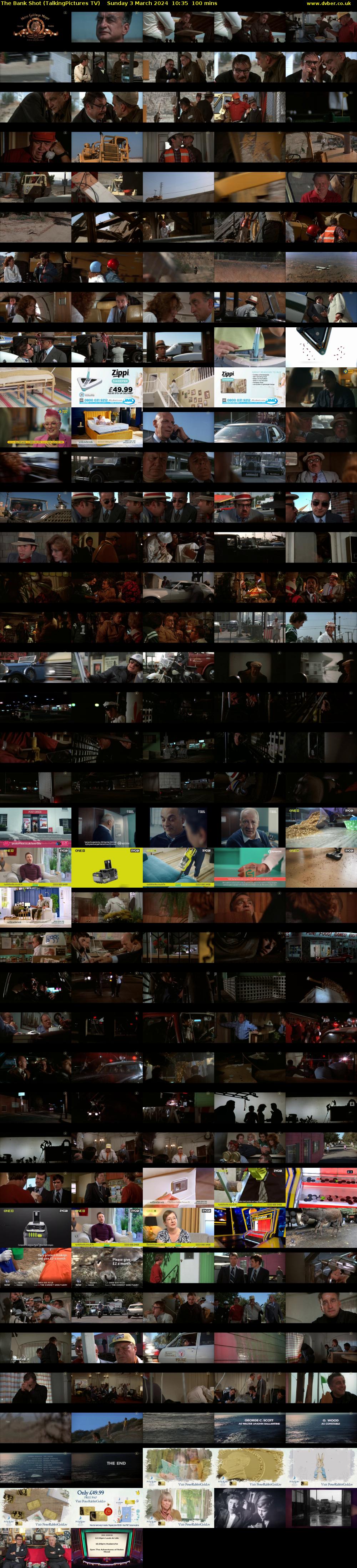 The Bank Shot (TalkingPictures TV) Sunday 3 March 2024 10:35 - 12:15