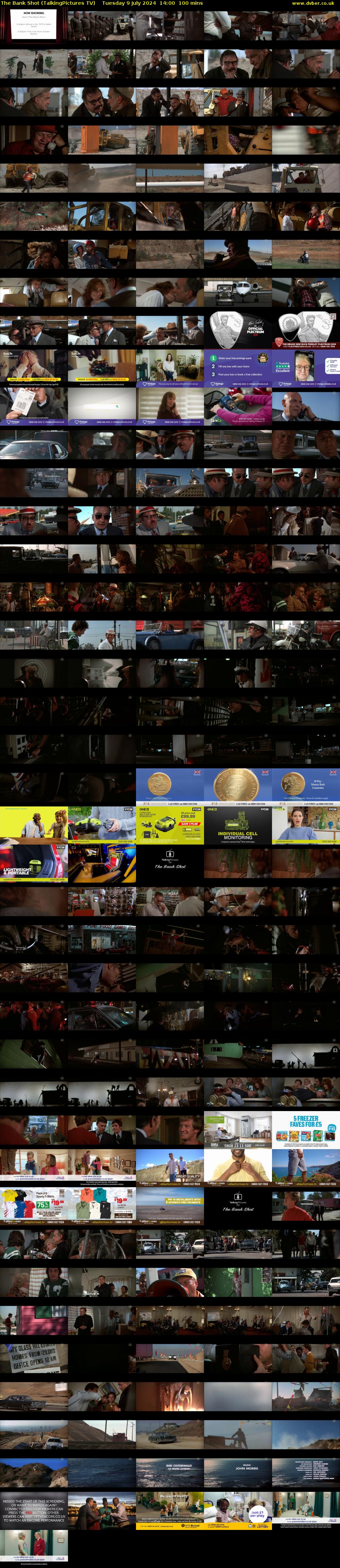The Bank Shot (TalkingPictures TV) Tuesday 9 July 2024 14:00 - 15:40