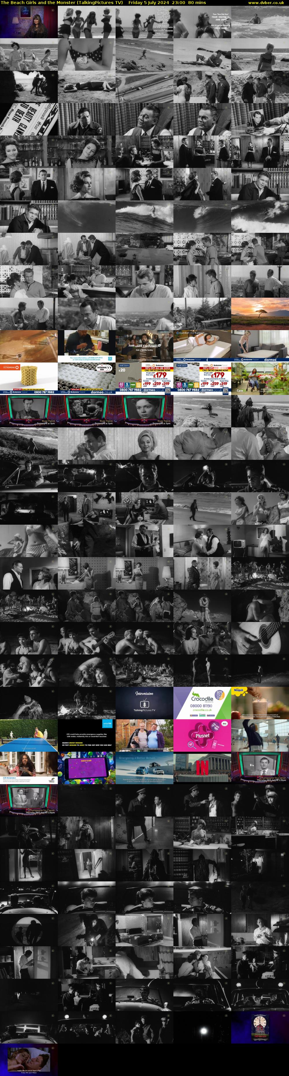 The Beach Girls and the Monster (TalkingPictures TV) Friday 5 July 2024 23:00 - 00:20