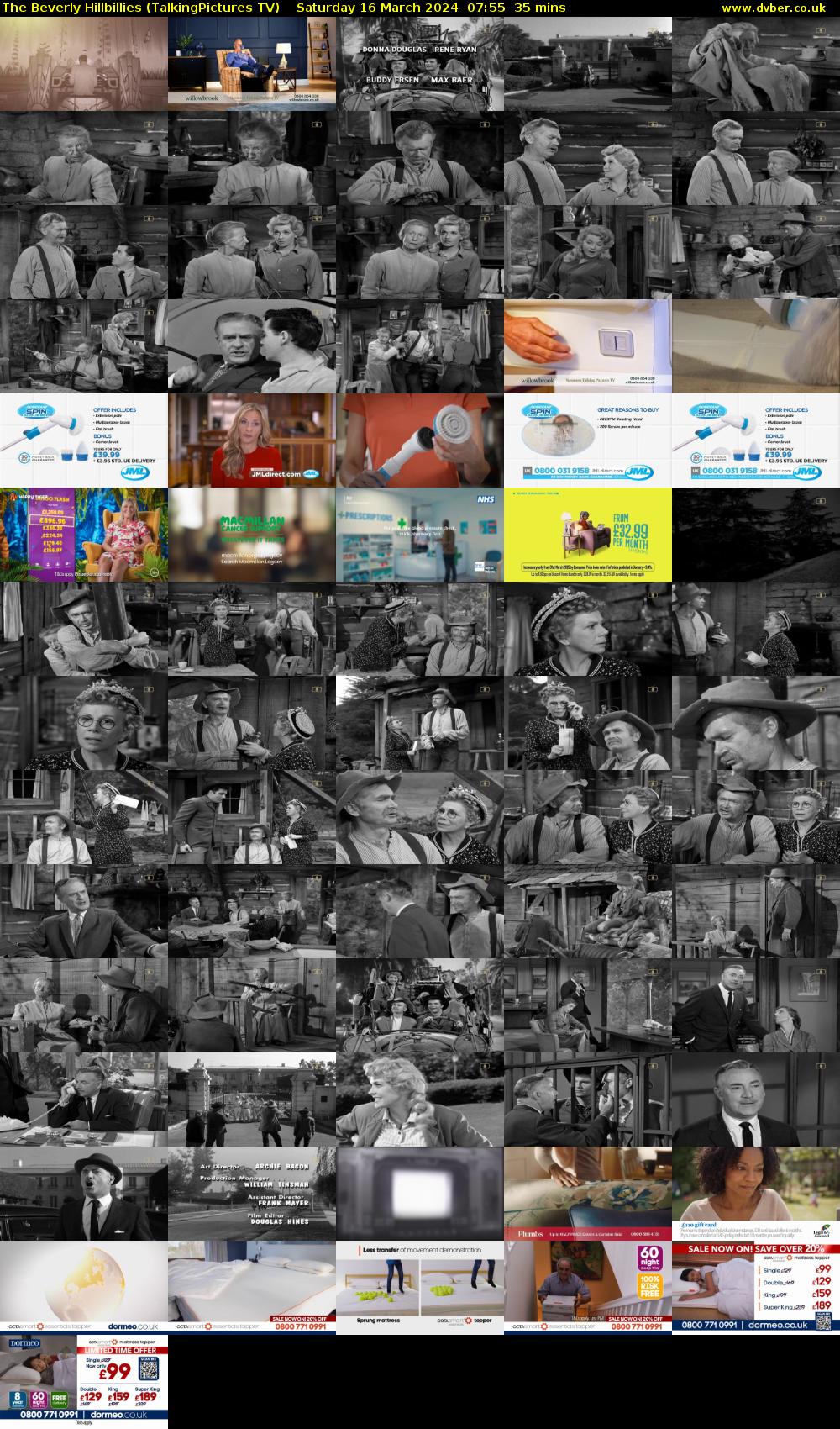 The Beverly Hillbillies (TalkingPictures TV) Saturday 16 March 2024 07:55 - 08:30