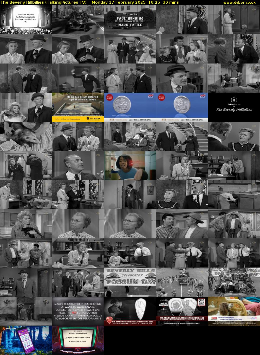 The Beverly Hillbillies (TalkingPictures TV) Monday 17 February 2025 16:25 - 16:55