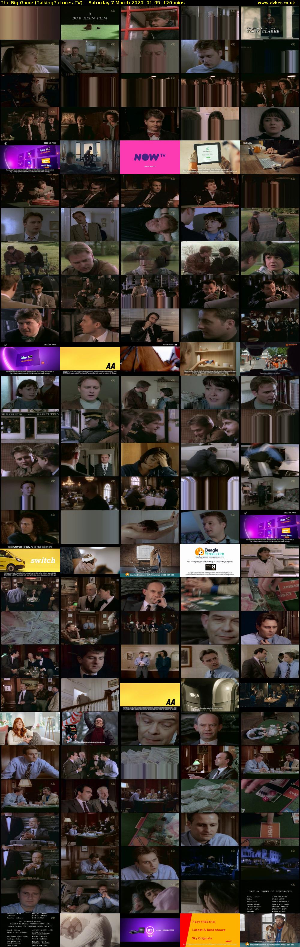 The Big Game (TalkingPictures TV) Saturday 7 March 2020 01:45 - 03:45