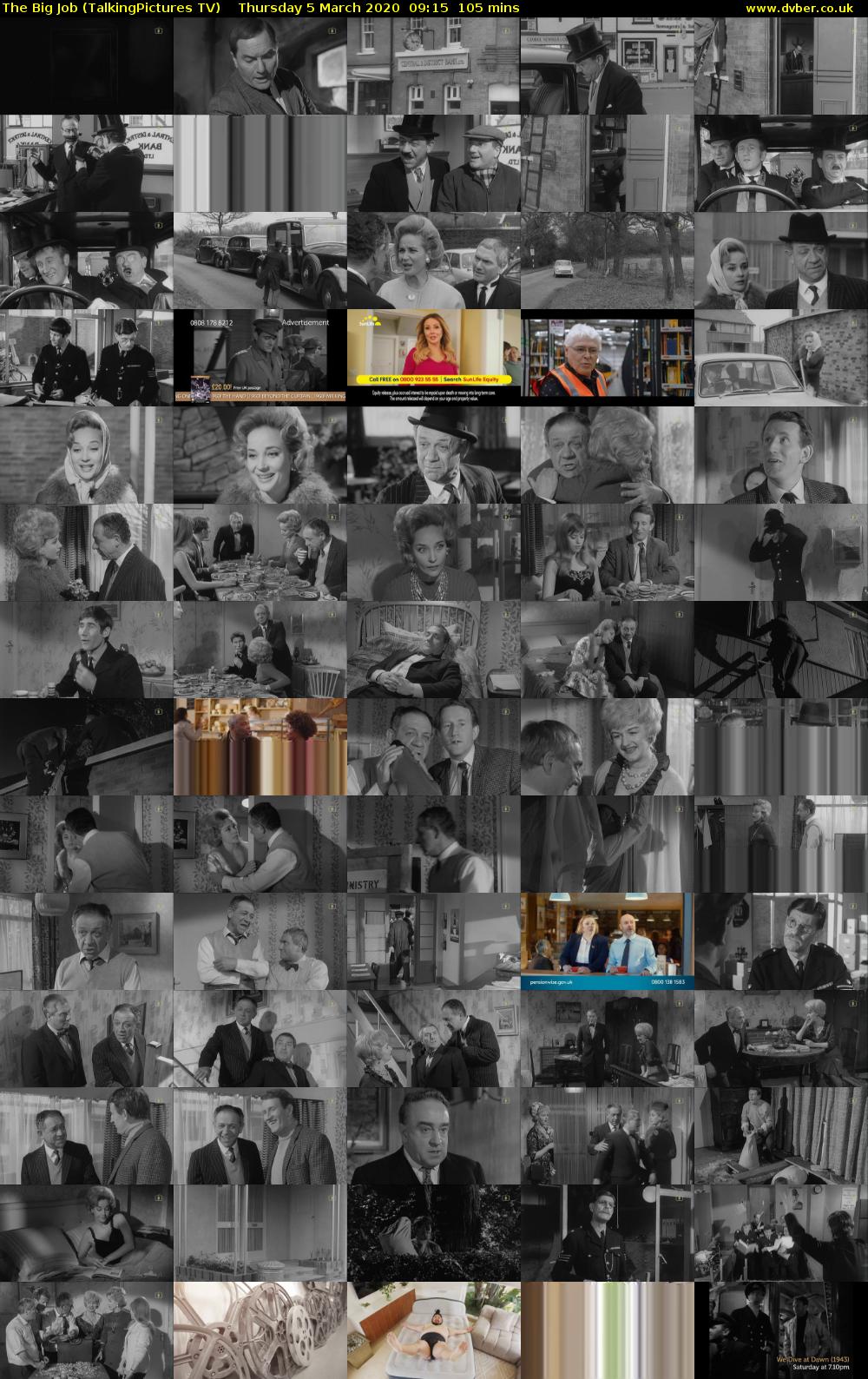 The Big Job (TalkingPictures TV) Thursday 5 March 2020 09:15 - 11:00