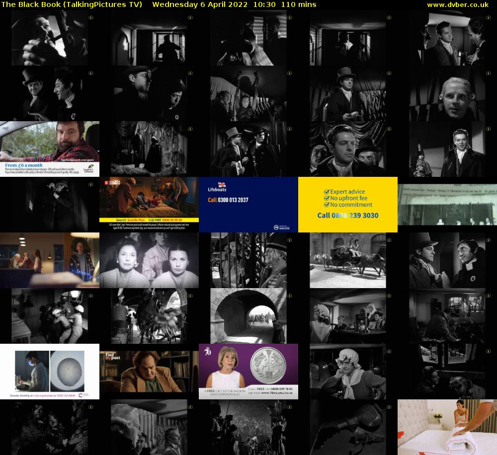 The Black Book (TalkingPictures TV) Wednesday 6 April 2022 10:30 - 12:20