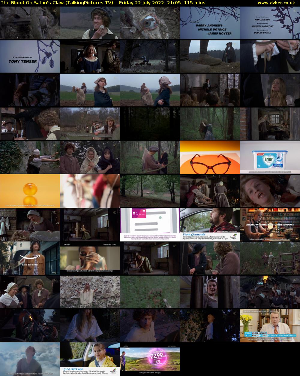 The Blood On Satan's Claw (TalkingPictures TV) Friday 22 July 2022 21:05 - 23:00