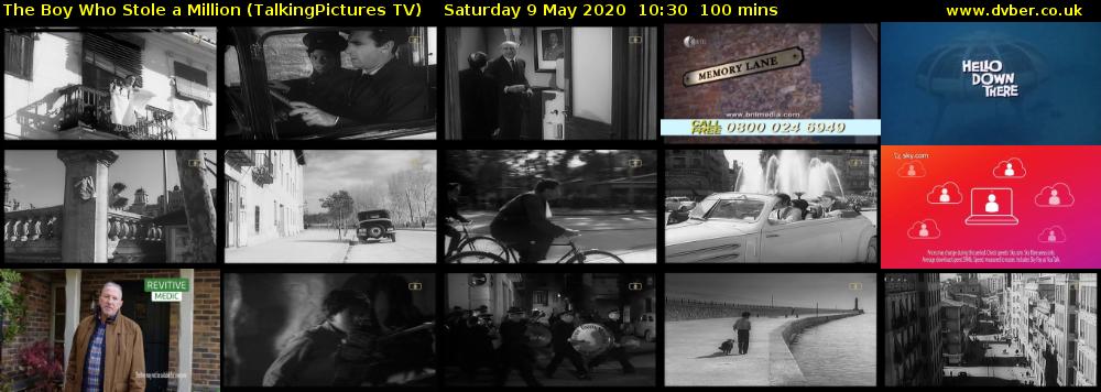 The Boy Who Stole a Million (TalkingPictures TV) Saturday 9 May 2020 10:30 - 12:10