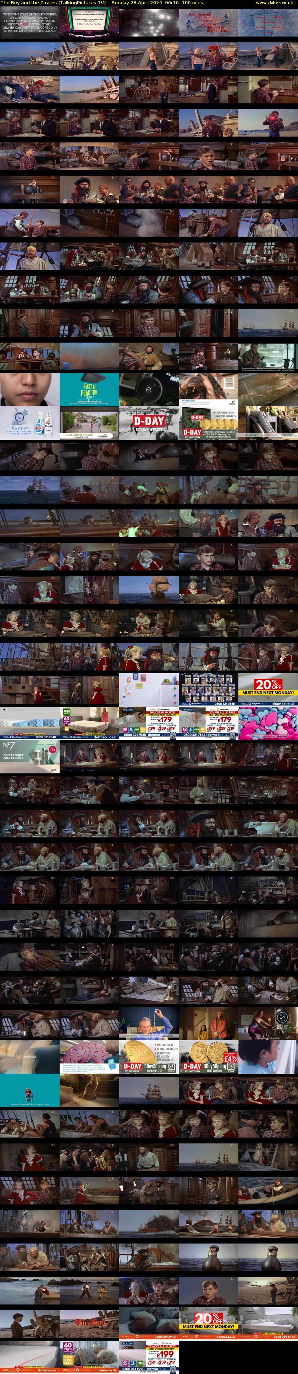 The Boy and the Pirates (TalkingPictures TV) Sunday 28 April 2024 06:10 - 07:50