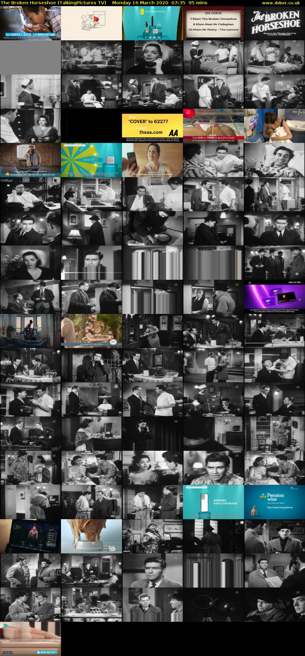 The Broken Horseshoe (TalkingPictures TV) Monday 16 March 2020 07:35 - 09:10