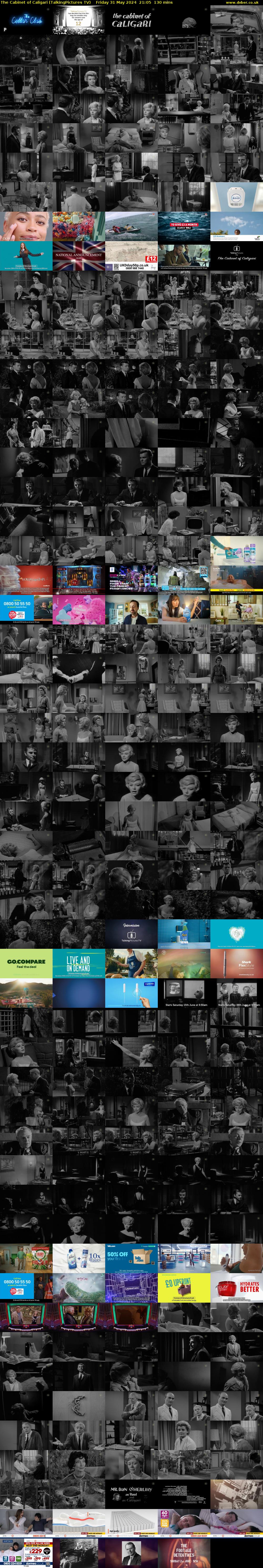 The Cabinet of Caligari (TalkingPictures TV) Friday 31 May 2024 21:05 - 23:15