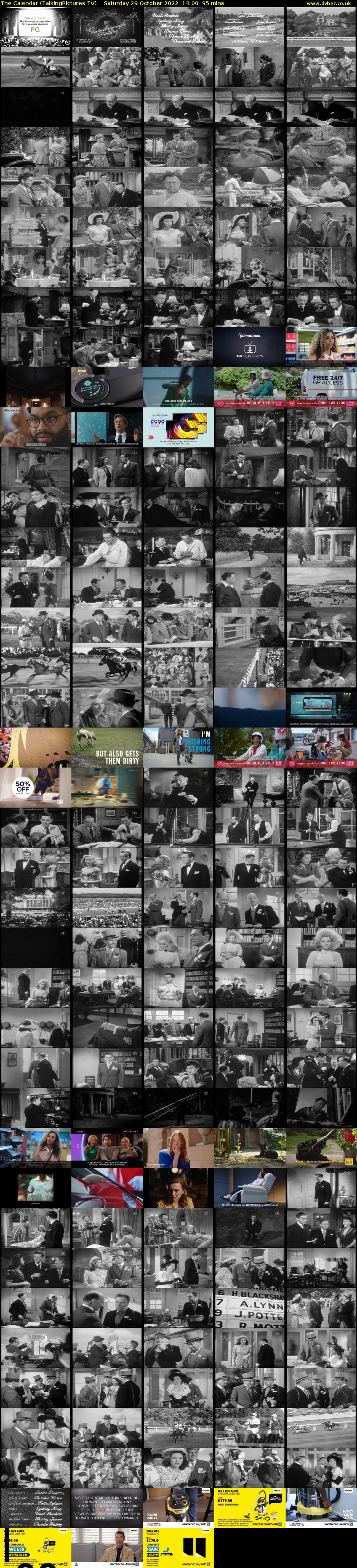 The Calendar (TalkingPictures TV) Saturday 29 October 2022 14:00 - 15:35