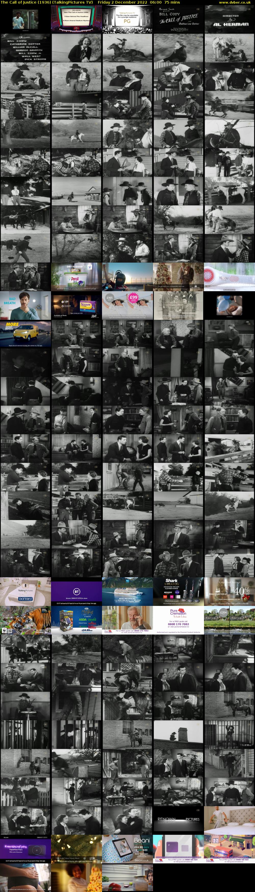 The Call of Justice (1936) (TalkingPictures TV) Friday 2 December 2022 06:00 - 07:15