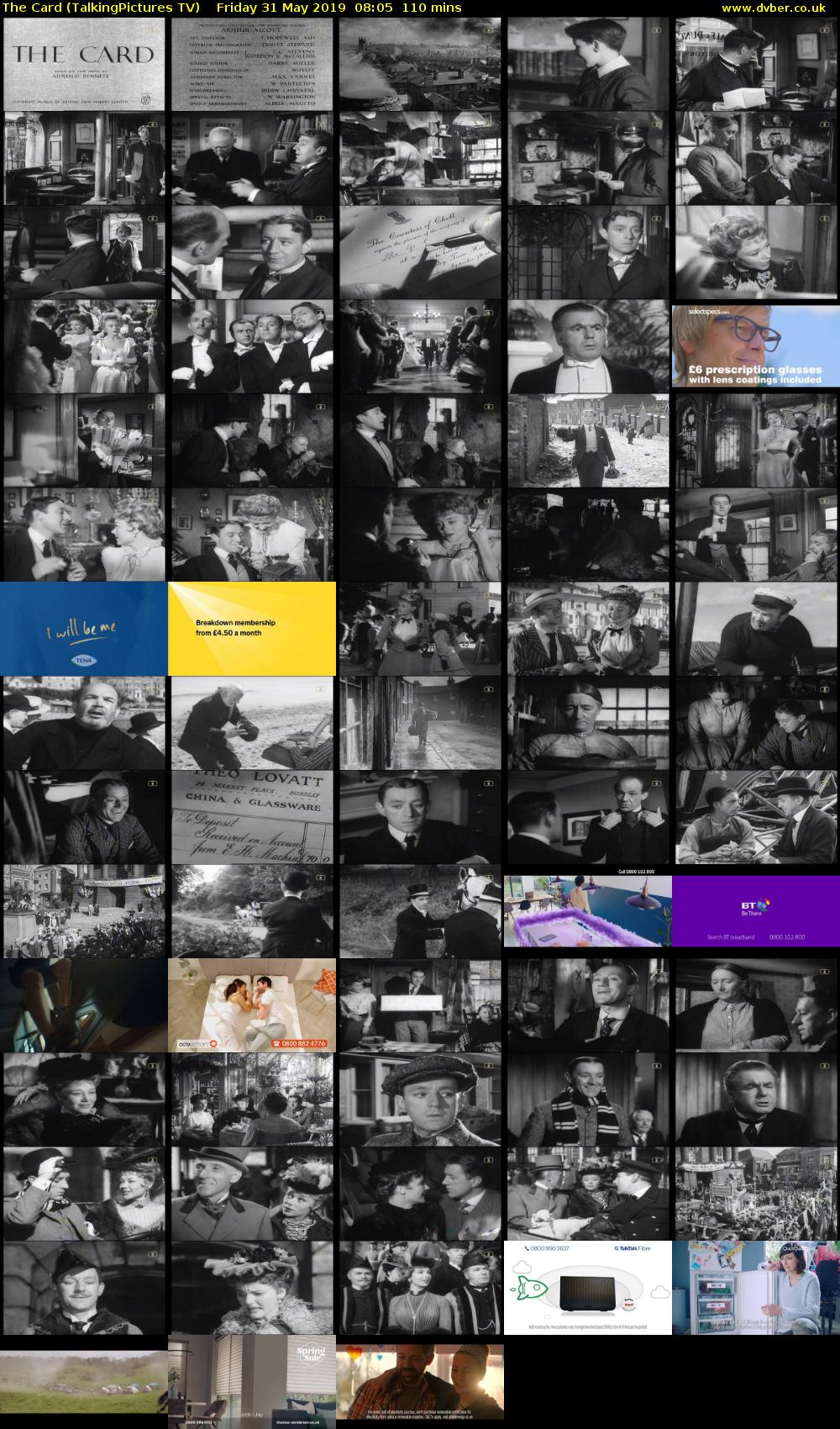 The Card (TalkingPictures TV) Friday 31 May 2019 08:05 - 09:55