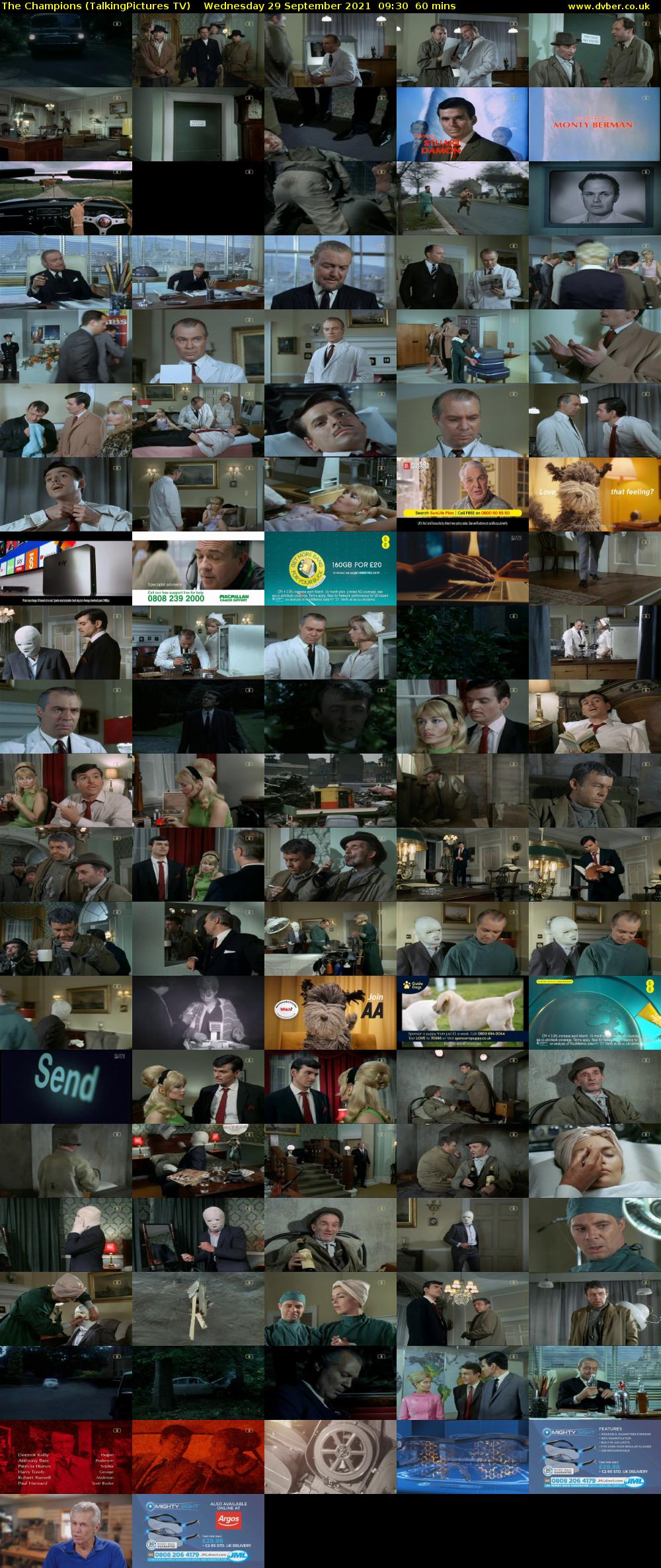The Champions (TalkingPictures TV) Wednesday 29 September 2021 09:30 - 10:30