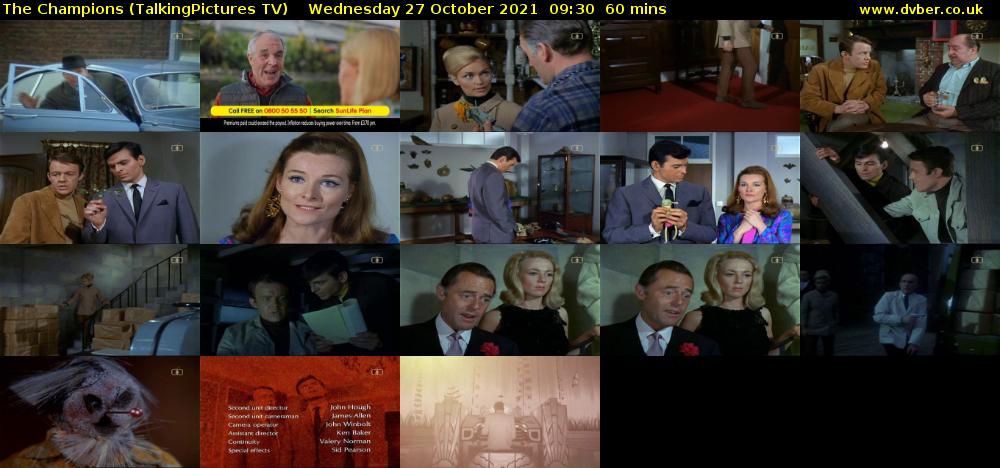 The Champions (TalkingPictures TV) Wednesday 27 October 2021 09:30 - 10:30
