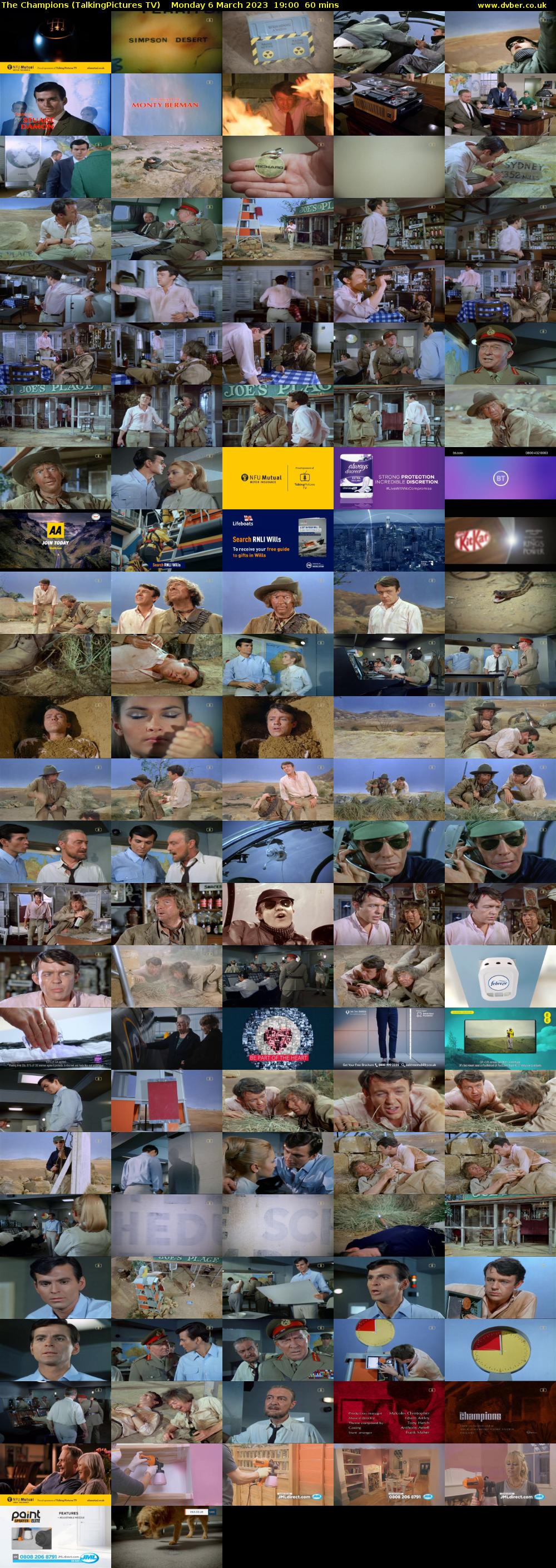The Champions (TalkingPictures TV) Monday 6 March 2023 19:00 - 20:00
