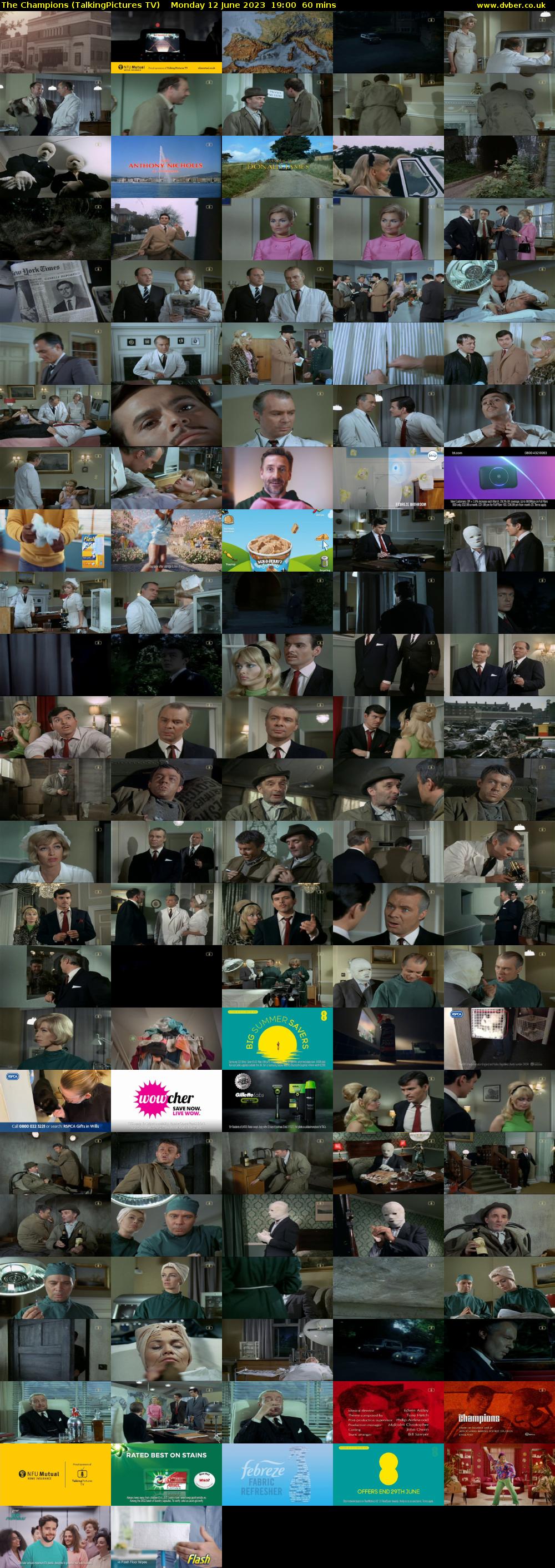 The Champions (TalkingPictures TV) Monday 12 June 2023 19:00 - 20:00