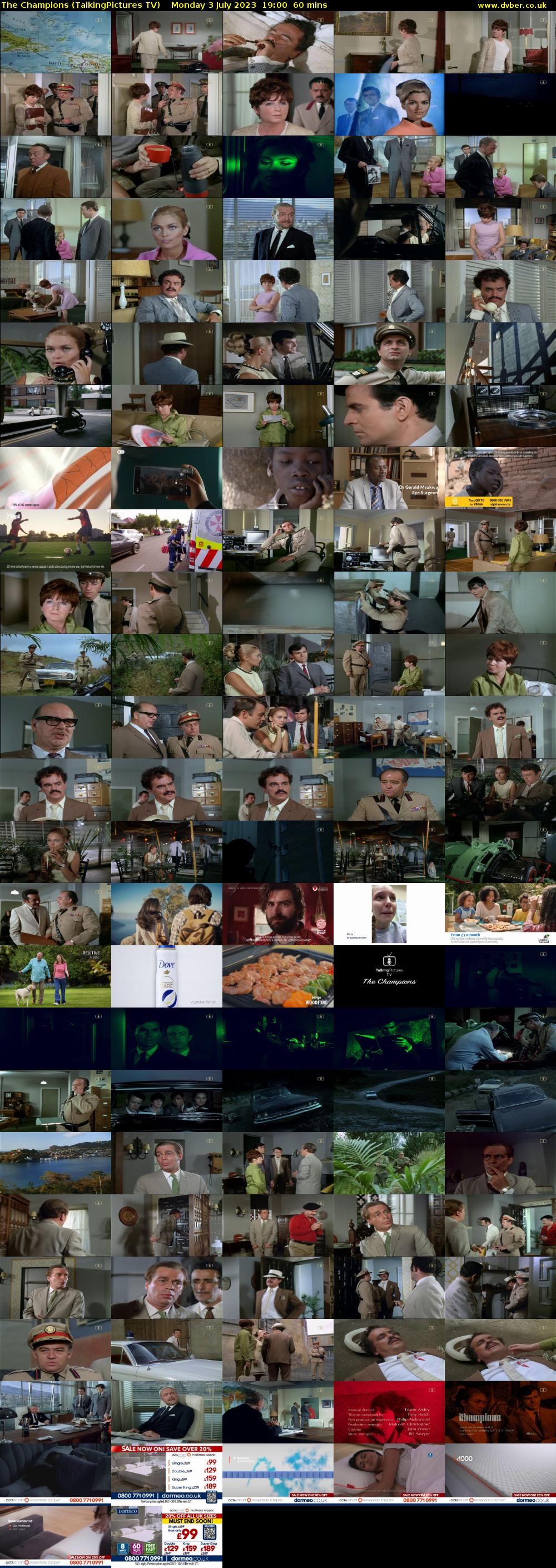 The Champions (TalkingPictures TV) Monday 3 July 2023 19:00 - 20:00