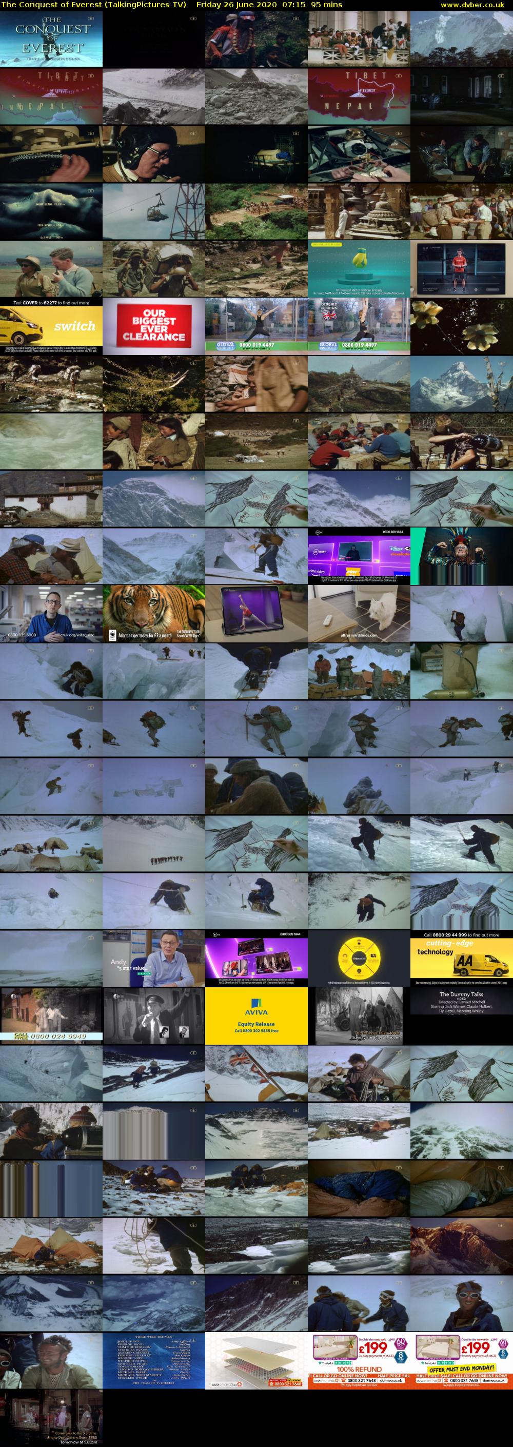 The Conquest of Everest (TalkingPictures TV) Friday 26 June 2020 07:15 - 08:50