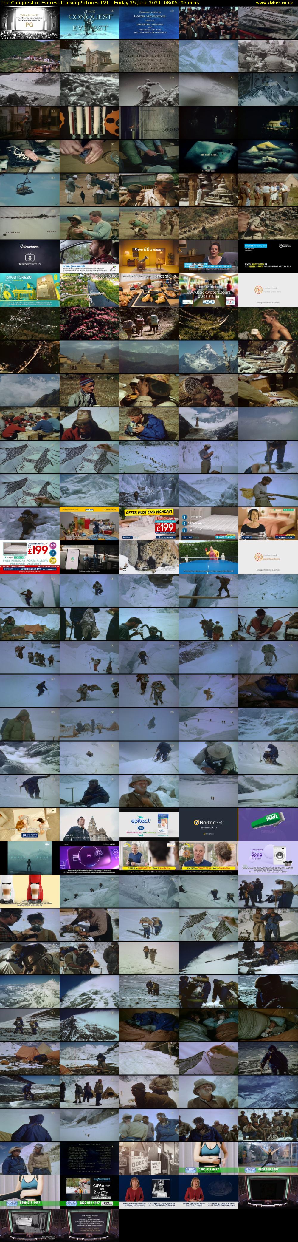 The Conquest of Everest (TalkingPictures TV) Friday 25 June 2021 08:05 - 09:40