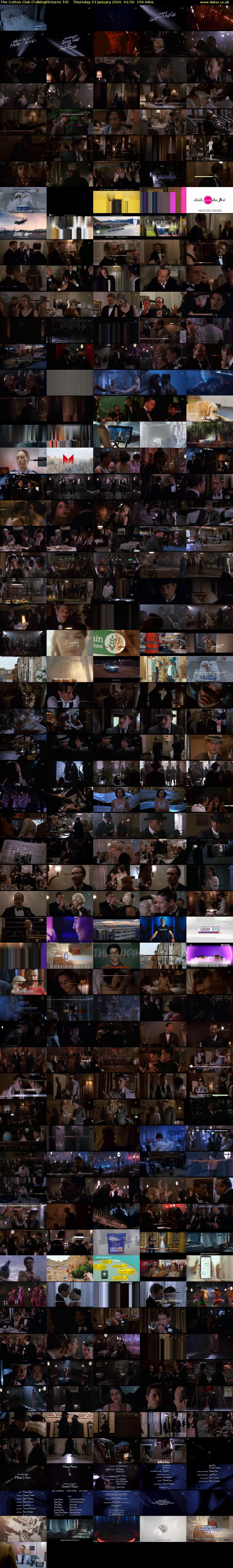 The Cotton Club (TalkingPictures TV) Thursday 23 January 2020 01:50 - 04:20