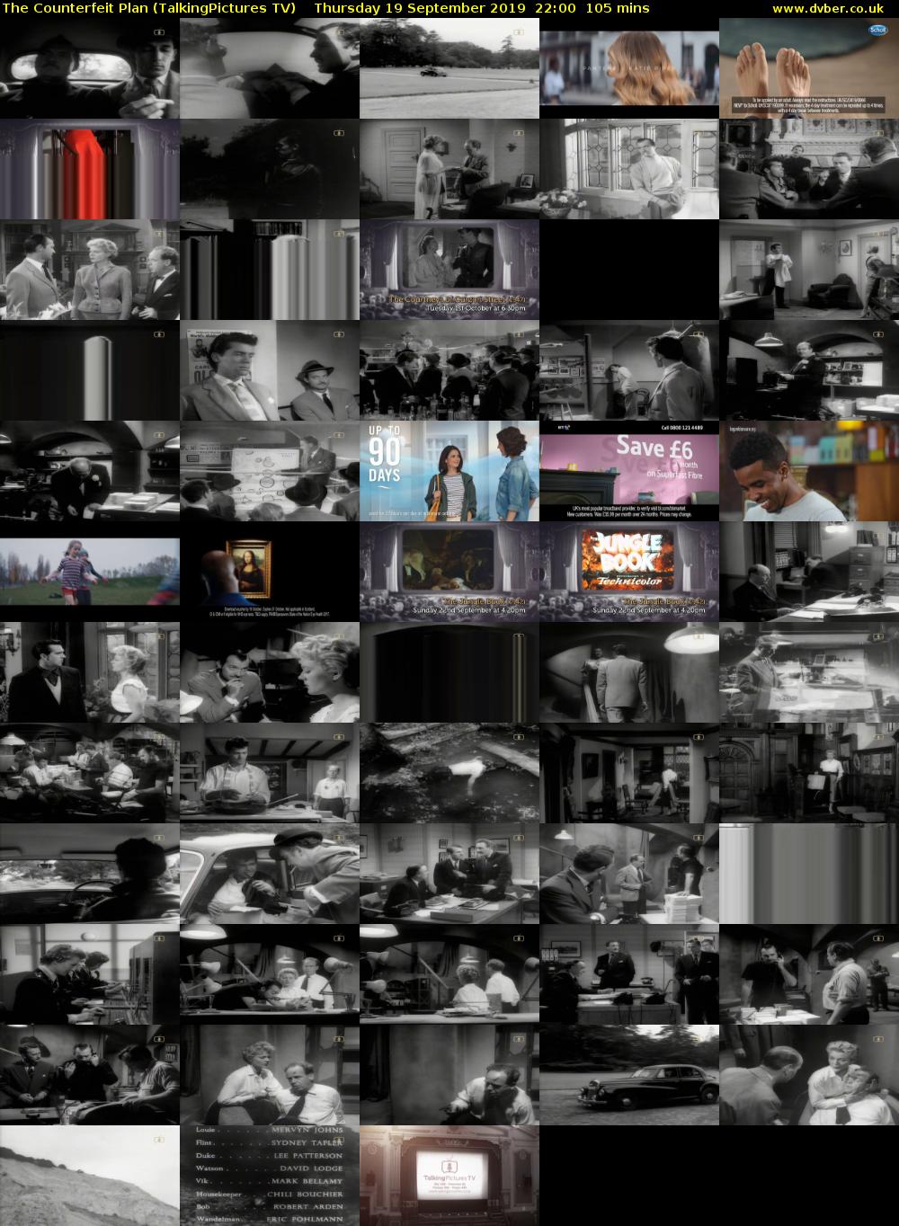The Counterfeit Plan (TalkingPictures TV) Thursday 19 September 2019 22:00 - 23:45