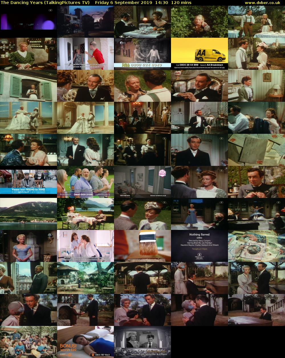 The Dancing Years (TalkingPictures TV) Friday 6 September 2019 14:30 - 16:30