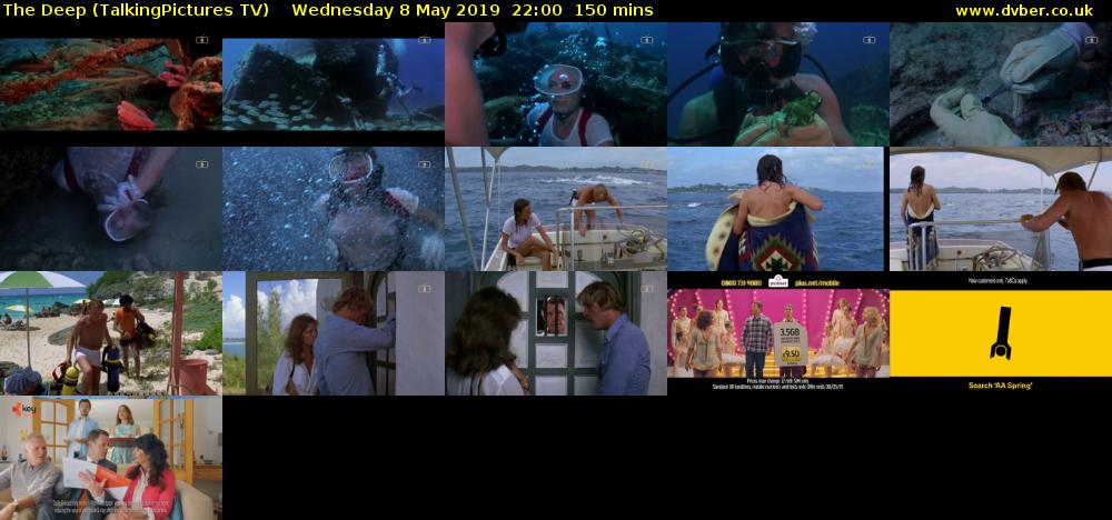 The Deep (TalkingPictures TV) Wednesday 8 May 2019 22:00 - 00:30