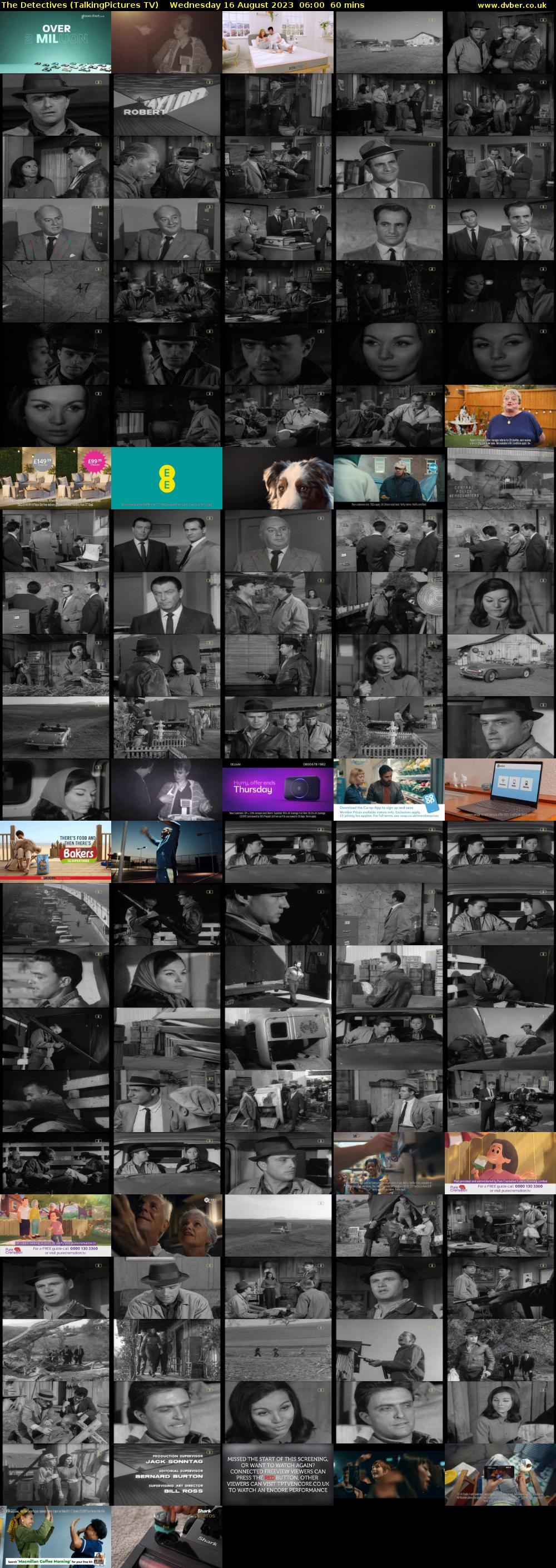 The Detectives (TalkingPictures TV) Wednesday 16 August 2023 06:00 - 07:00