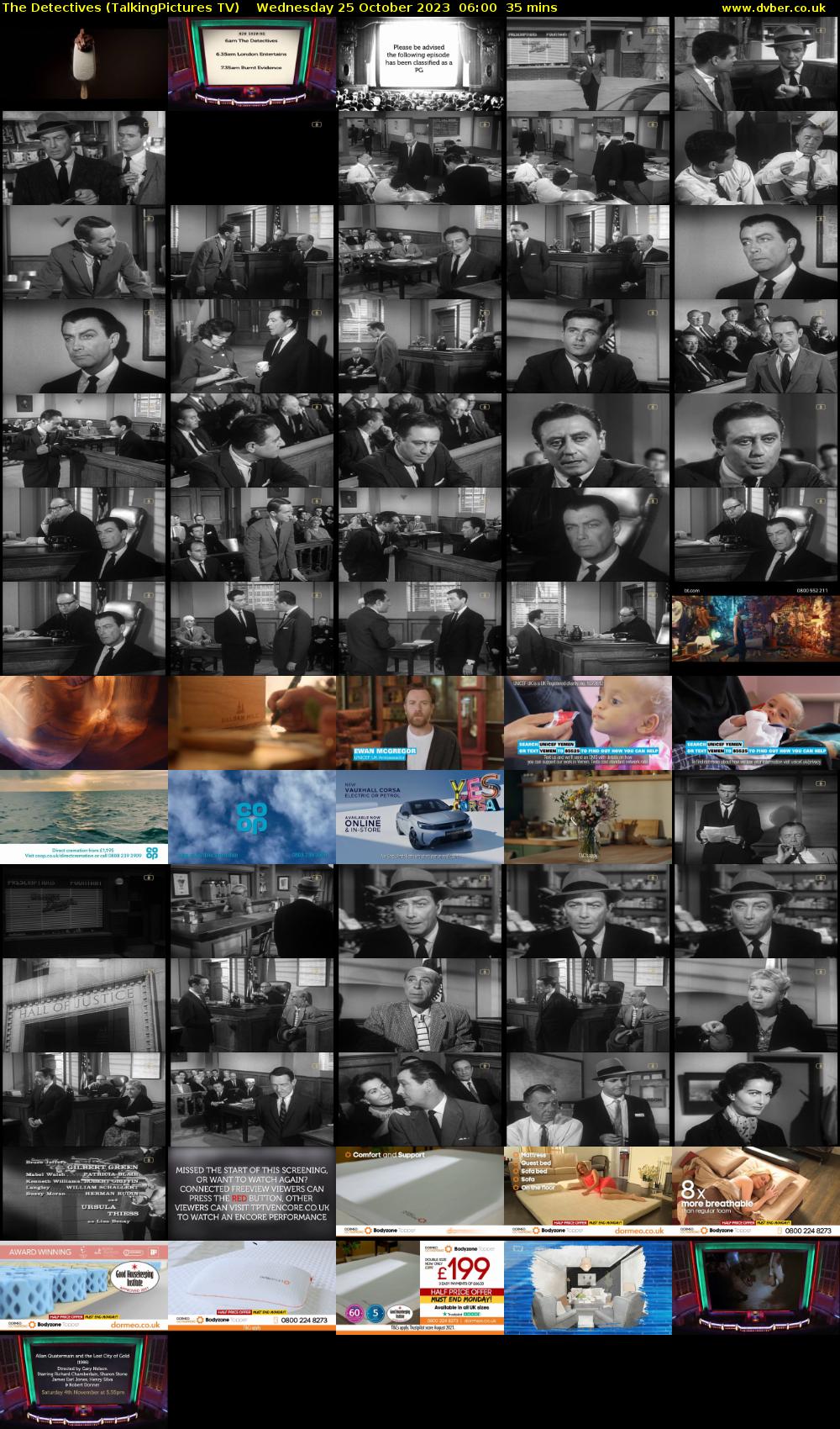 The Detectives (TalkingPictures TV) Wednesday 25 October 2023 06:00 - 06:35