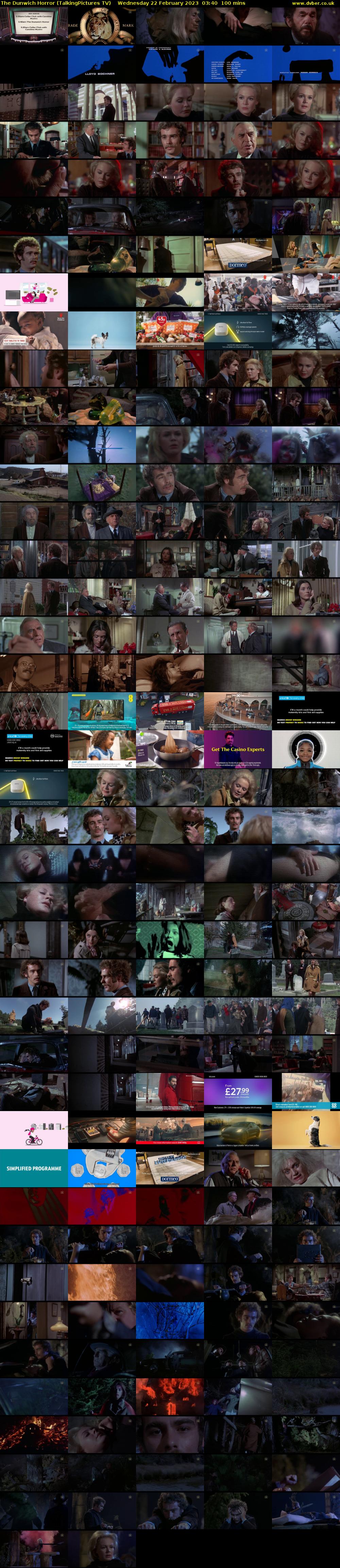 The Dunwich Horror (TalkingPictures TV) Wednesday 22 February 2023 03:40 - 05:20