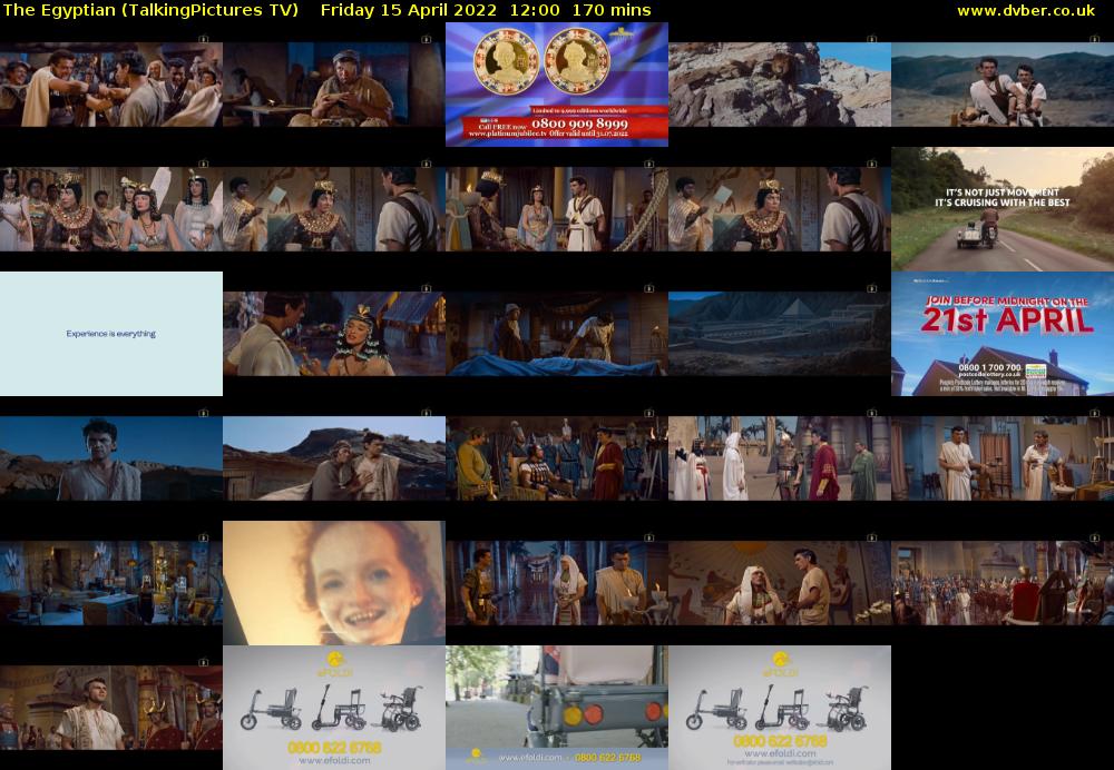 The Egyptian (TalkingPictures TV) Friday 15 April 2022 12:00 - 14:50