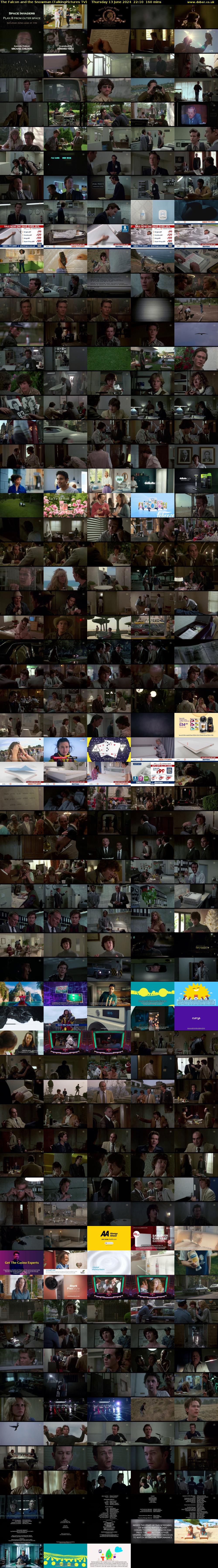 The Falcon and the Snowman (TalkingPictures TV) Thursday 13 June 2024 22:10 - 00:50