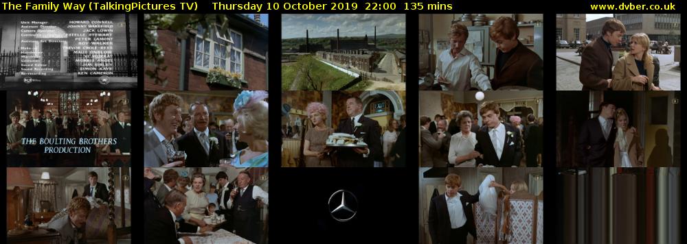 The Family Way (TalkingPictures TV) Thursday 10 October 2019 22:00 - 00:15