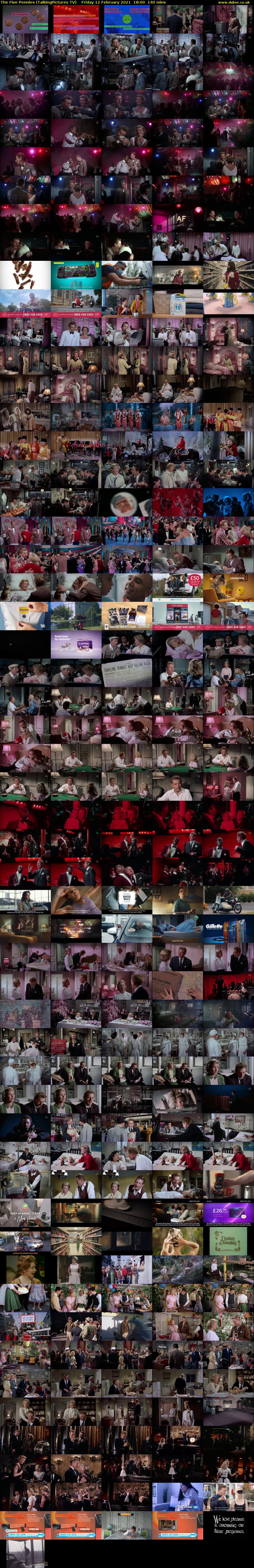 The Five Pennies (TalkingPictures TV) Friday 12 February 2021 18:00 - 20:20