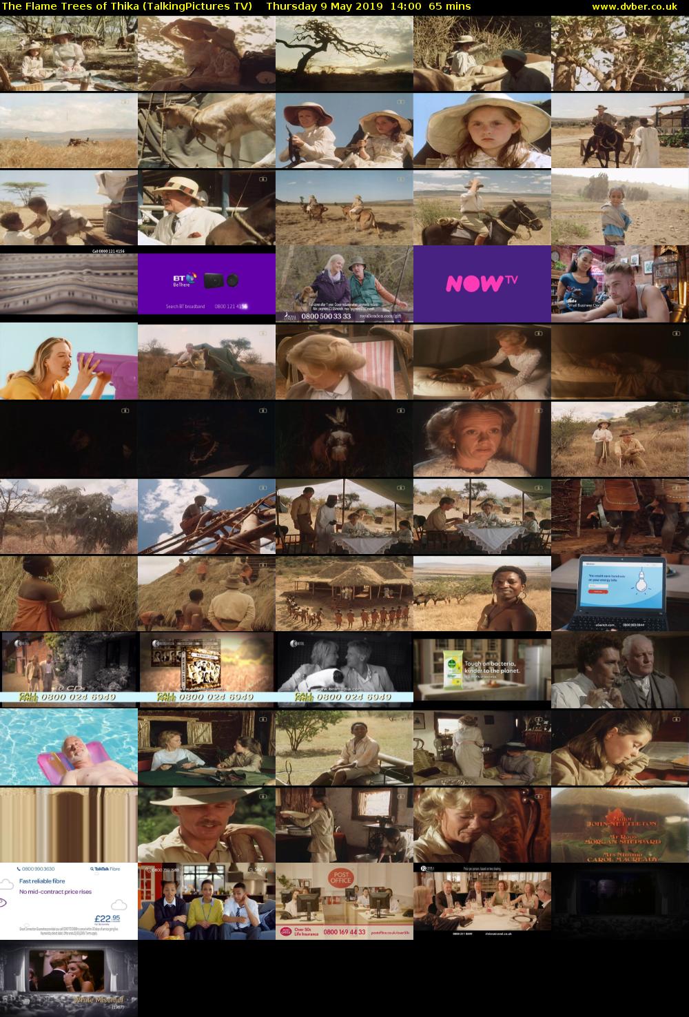 The Flame Trees of Thika (TalkingPictures TV) Thursday 9 May 2019 14:00 - 15:05