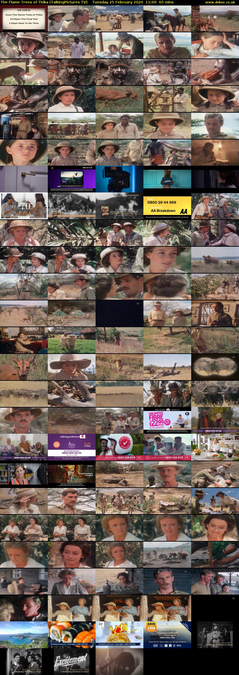 The Flame Trees of Thika (TalkingPictures TV) Tuesday 25 February 2020 11:00 - 12:05