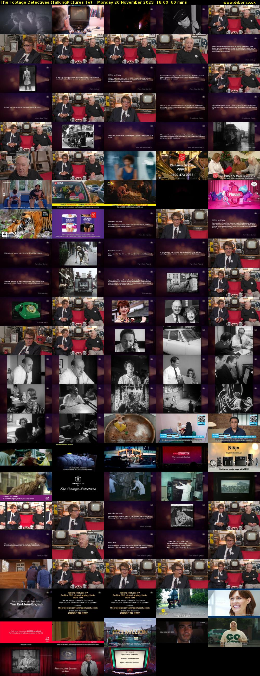 The Footage Detectives (TalkingPictures TV) Monday 20 November 2023 18:00 - 19:00