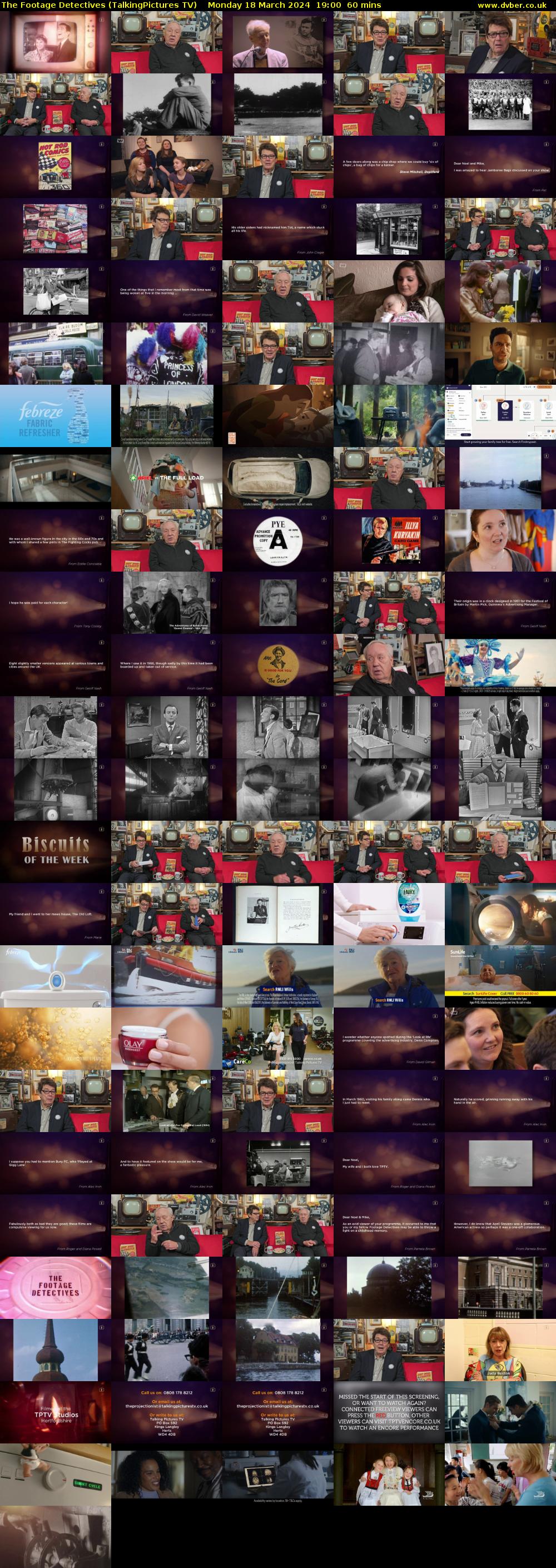 The Footage Detectives (TalkingPictures TV) Monday 18 March 2024 19:00 - 20:00