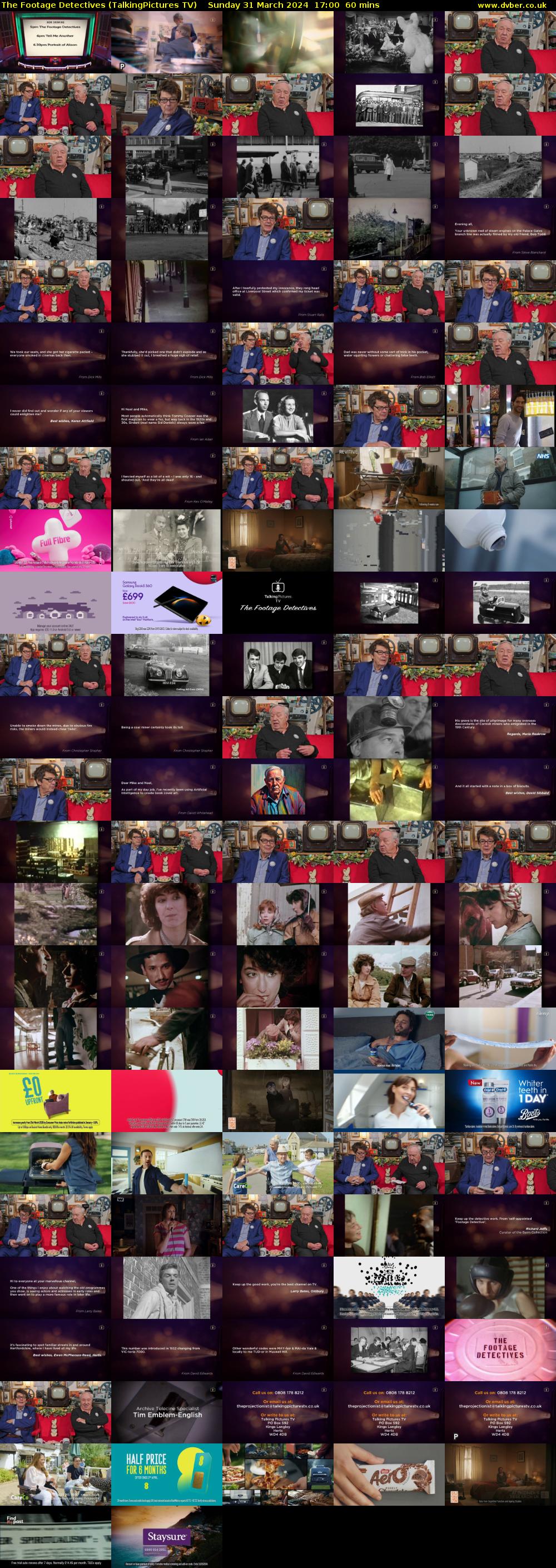 The Footage Detectives (TalkingPictures TV) Sunday 31 March 2024 17:00 - 18:00
