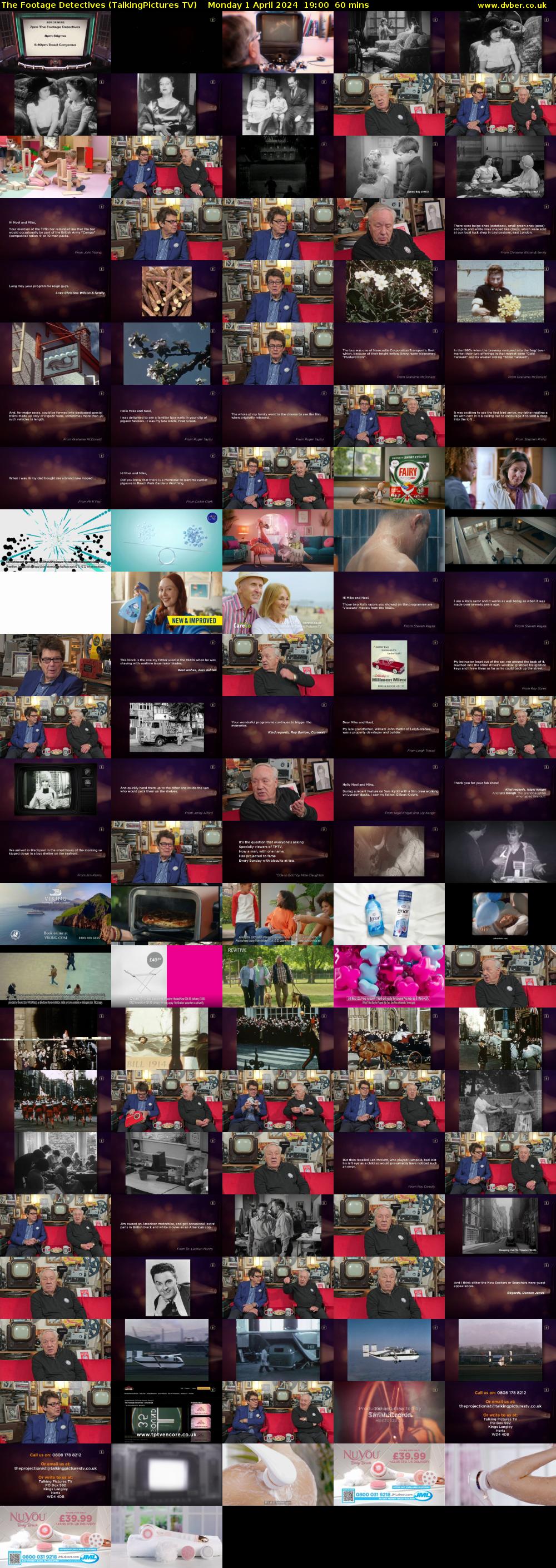 The Footage Detectives (TalkingPictures TV) Monday 1 April 2024 19:00 - 20:00