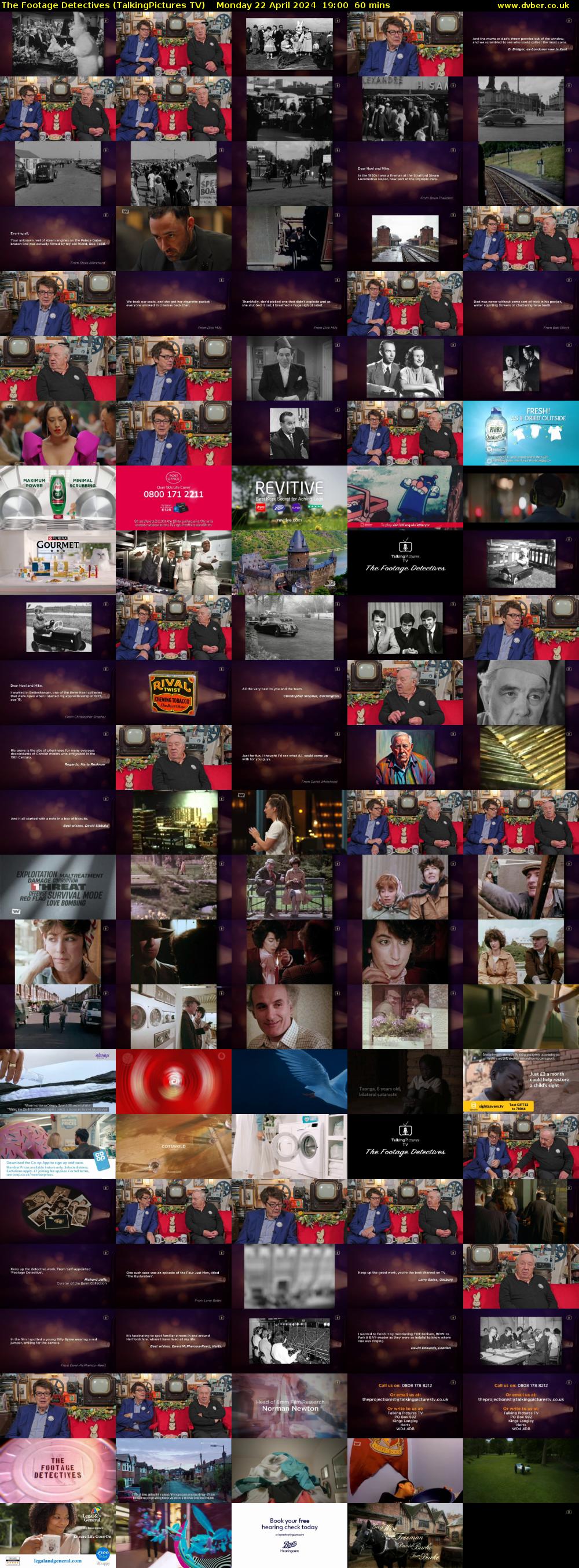The Footage Detectives (TalkingPictures TV) Monday 22 April 2024 19:00 - 20:00