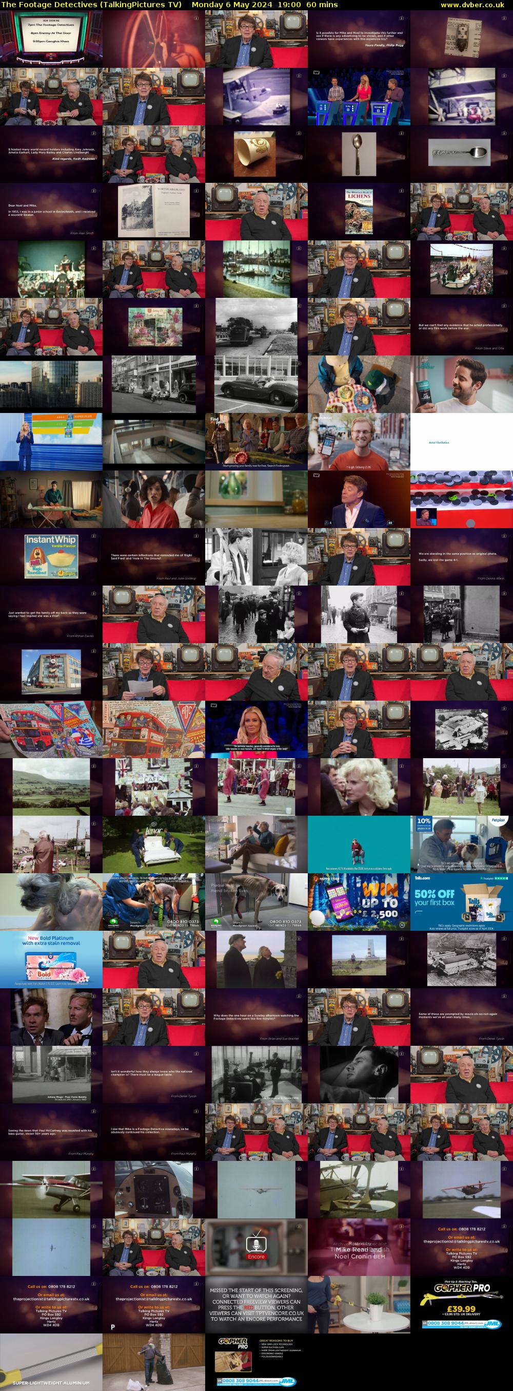 The Footage Detectives (TalkingPictures TV) Monday 6 May 2024 19:00 - 20:00