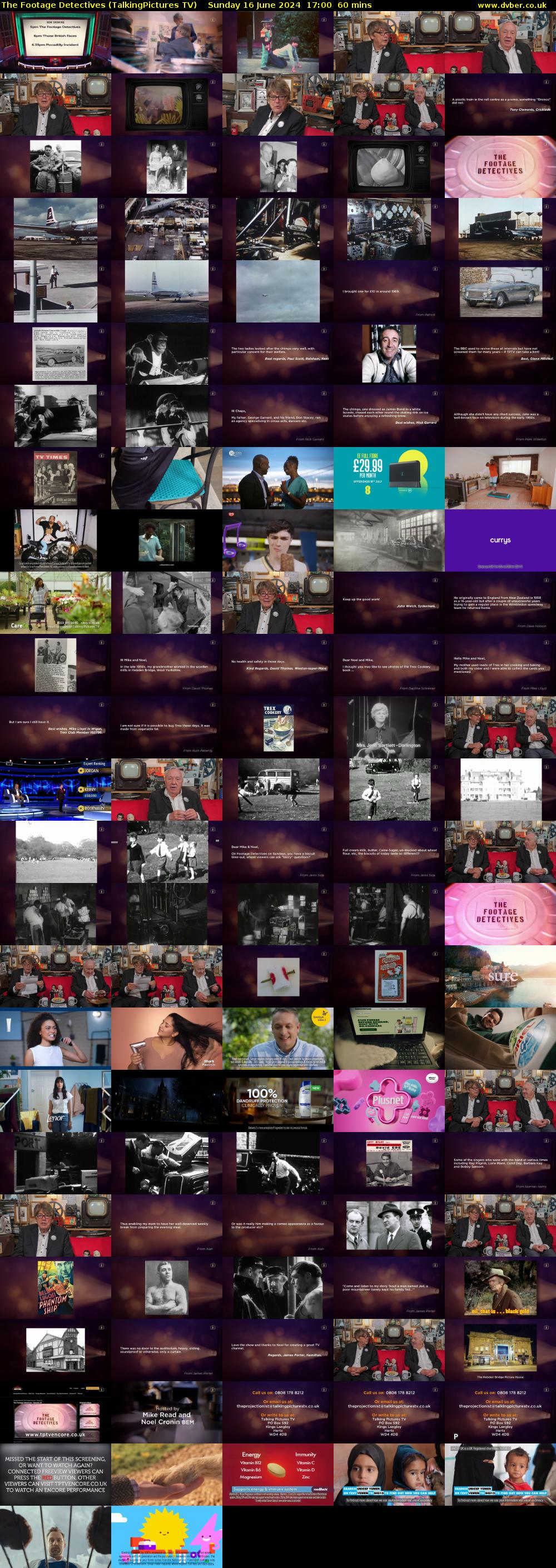 The Footage Detectives (TalkingPictures TV) Sunday 16 June 2024 17:00 - 18:00