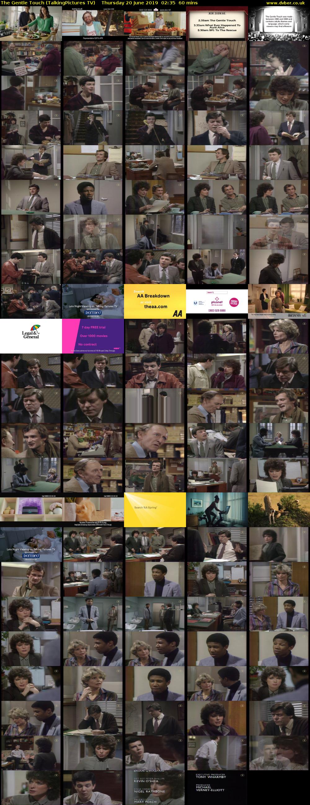 The Gentle Touch (TalkingPictures TV) Thursday 20 June 2019 02:35 - 03:35